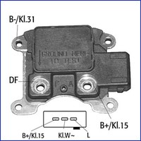 Lichtmaschinenregler Hueco Astemo-Hitachi 130040 FüR BAP BNP GBP Mondeo Ford 1 2