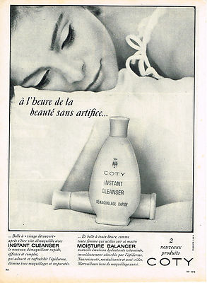 REKLAME WERBUNG 035 1964 COTY Kosmetik INSTANT CLEANSER