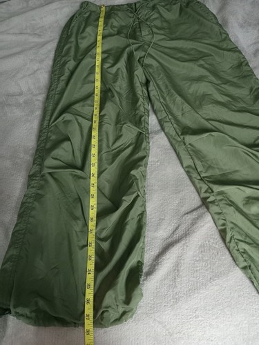 Jolie And Joy Drawstring Hem Parachute Pants Olive Green Womens Size L - Picture 10 of 14