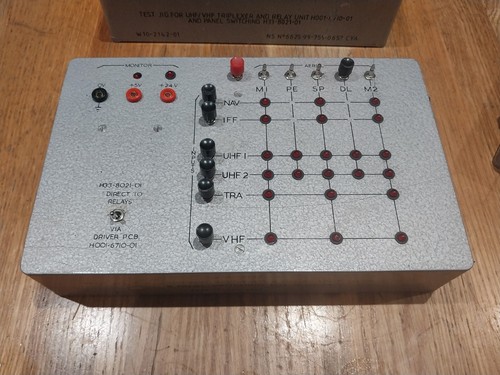 3 x Ex-MOD Test Jigs (for UHF/VHF Triplexer W10-2142-01 & for MH/HF Relay Unit) - Picture 4 of 6