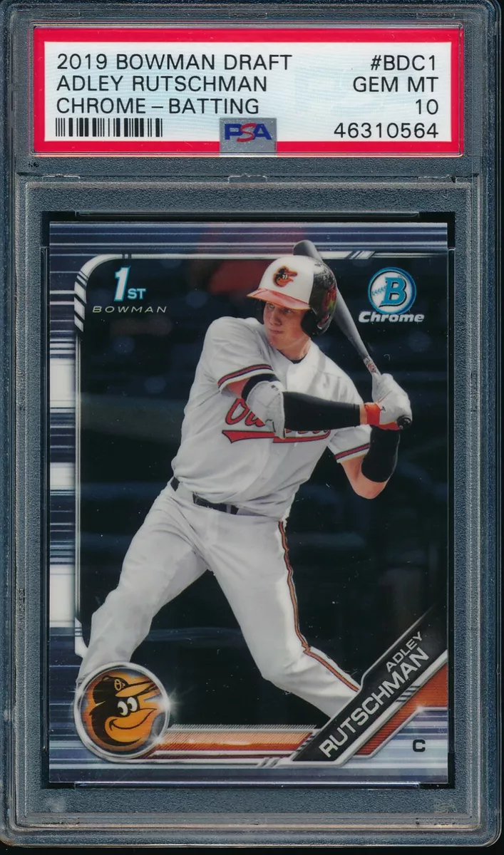 Mavin  Adley Rutschman 2019 Bowman Chrome Draft Picks Orioles Auto  Autograph PSA 10