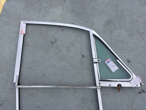 Jaguar MK2, Daimler 250 LF No Draught Vent Window Sundym Triplex & Chrome Frame - Picture 12 of 20