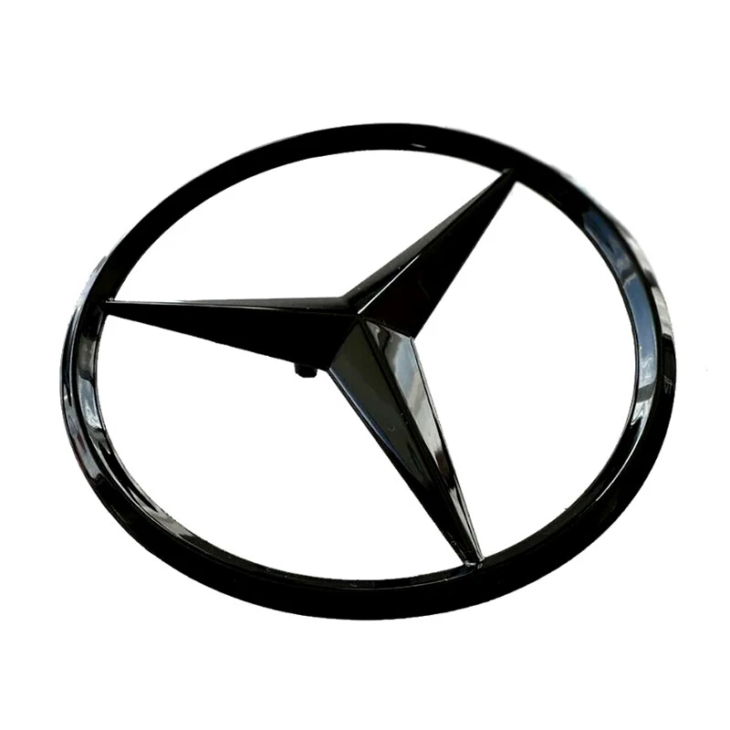 Insignia tapa maletero trasero emblema estrella negro brillante para W218 MB AMG CLS63 CLS550 Foto 3 de 4