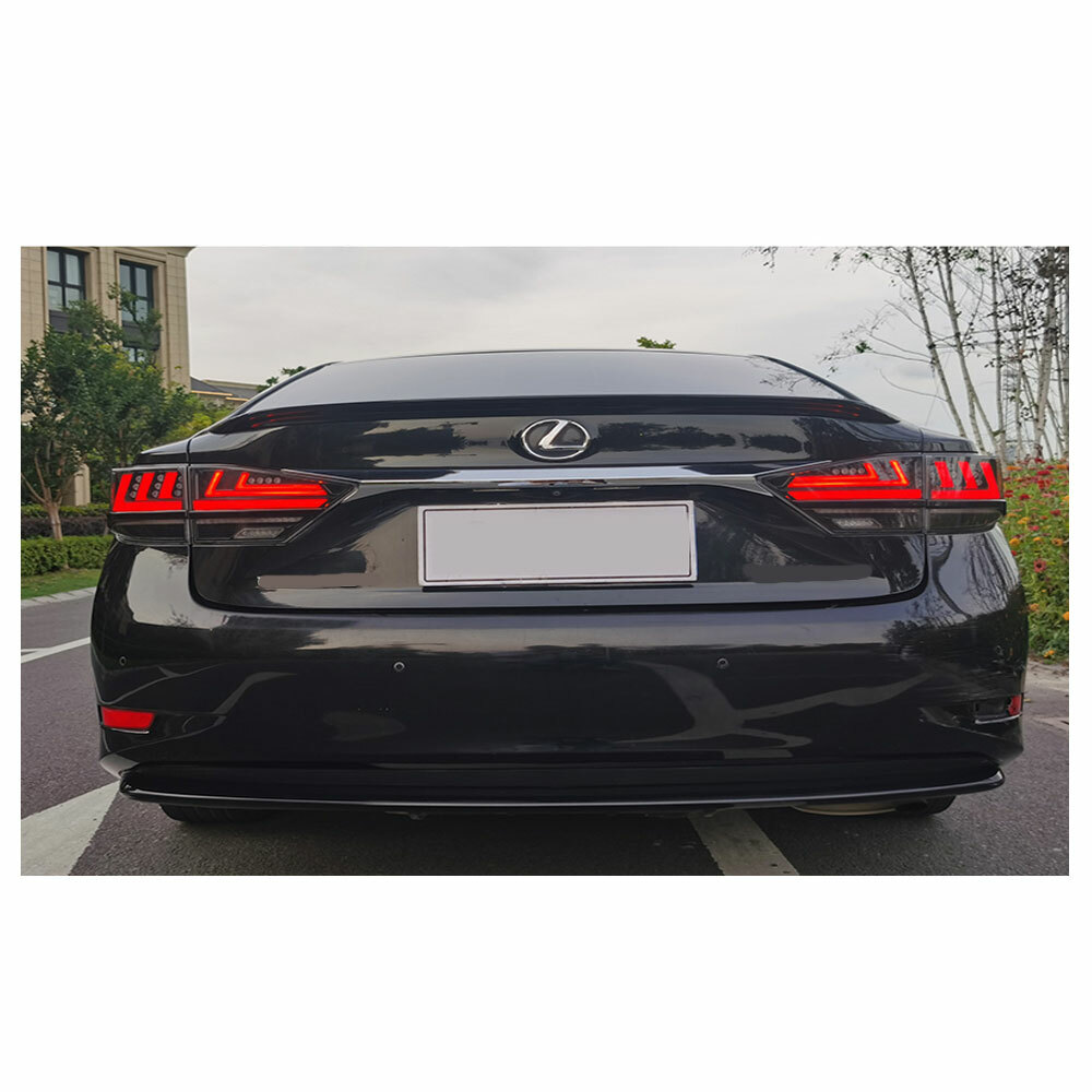 2013-2017 Lexus ES ALL LED Tail Lights Assembly Black Color LED