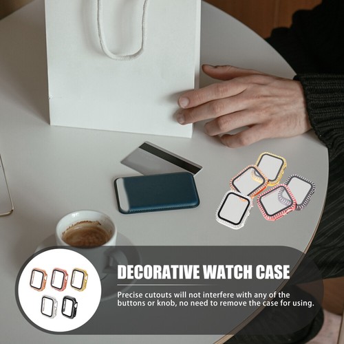 5 Pcs Electroplating Protective Shell Man Watch Accessories Case - Zdjęcie 3 z 12