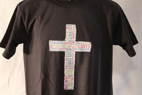 Inspirational cross Christ bible God Jesus mens t-shirt tee graphic novelty new - Bild 23 von 33