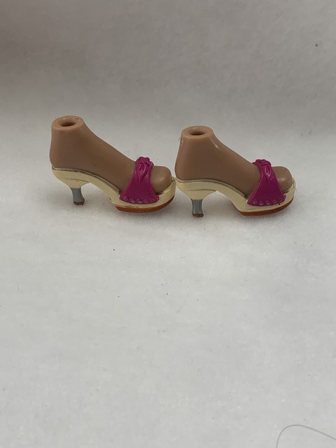 Bratz Girlz Doll Pink Pow High Heels Shoes Sandals Tan Skin Tone | eBay