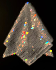 Swarovski Crystal Diamond FULLY COVERED cotton suit handkerchief ALL COLORS 