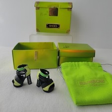 Rainbow High Karma Nichols Buckle Heels Mini Accessories Studio Shoes Green Box