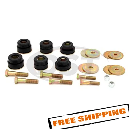 Energy Suspension 3.4142G Body Mount Bushings Kit (Black) - Изображение 2 из 4