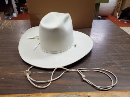 Vtg Beige Resistol Self Conforming Cowboy Hat Lev… - image 1