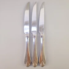 Heritage Mint LTD Safrano Knives Set of 3 Stainless Steel Flatware Silverware