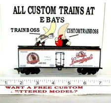 HO SCALE CUSTOM LETTERED LEINENKUGEL BEER 🍺🍺🍺🍺  REEFER p 1A ALSO AVAIL IN O