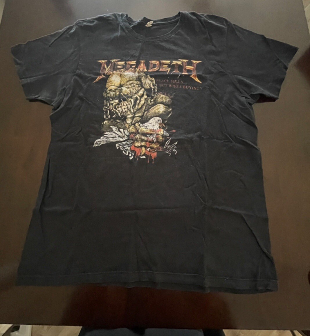 MEGADETH 1987年ツアーTシャツ Vintage 80s MEGADETH Peace Sells  but Who's Buying 1987