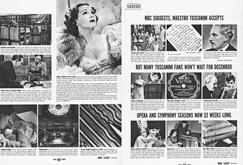 Radios y fonógrafos RCA 1937 estilo 1937 6 páginas vintage foto impresión anuncio L46 - Imagen 2 de 3