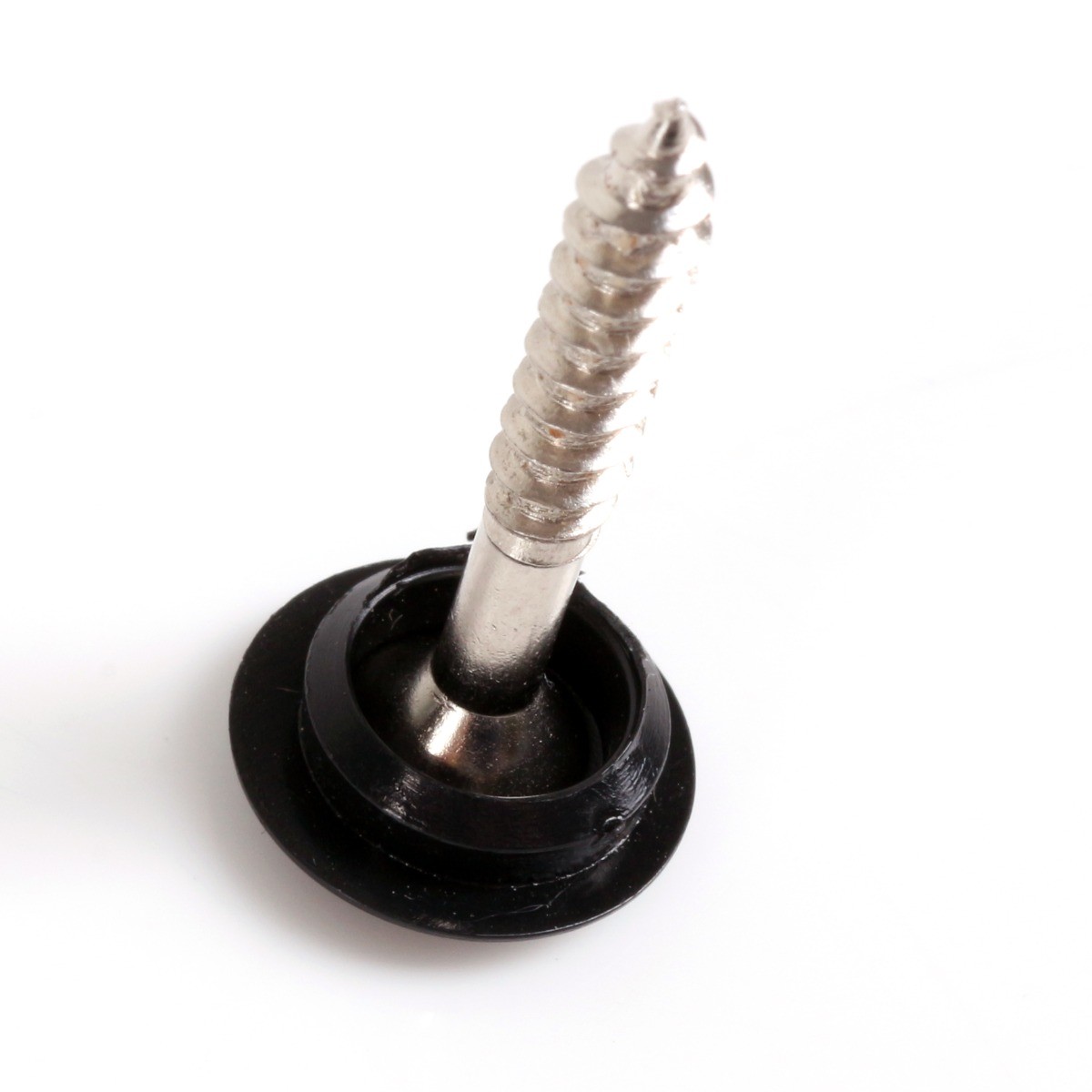 PUSH ON SCREW COVER CAPS Black Grey White Colour Dome Head 25 50 75 100