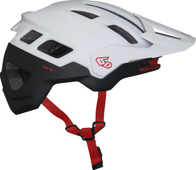 6D HELMETS - 23-0026 - ATB-2T Helmet - Ascent - White/Black Matte - M/L