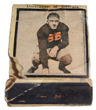 Advertising Matchbook Frank Johnson University of Georgia Bulldogs Football