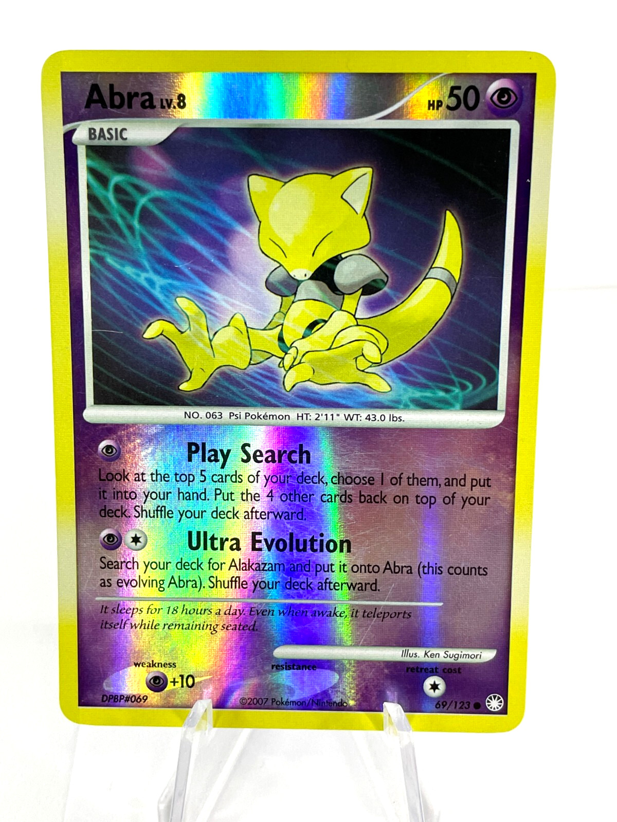Abra 69/123 - Mysterious Treasures - Reverse Holo - Pokemon - LP