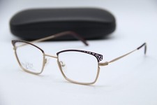 NEW JEAN LAFONT LUMIERE 8508 PURPLE GOLD AUTHENTIC FRAMES EYEGLASSES 50-19
