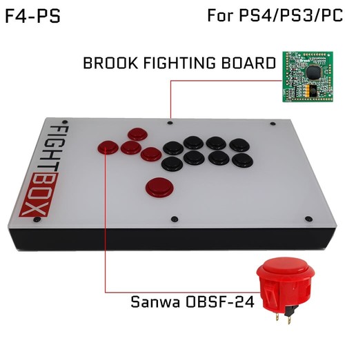 Fightbox F4 All Button Leverless Arcade Game Controller For PC/PS/Xbox/Switch - Picture 12 of 22