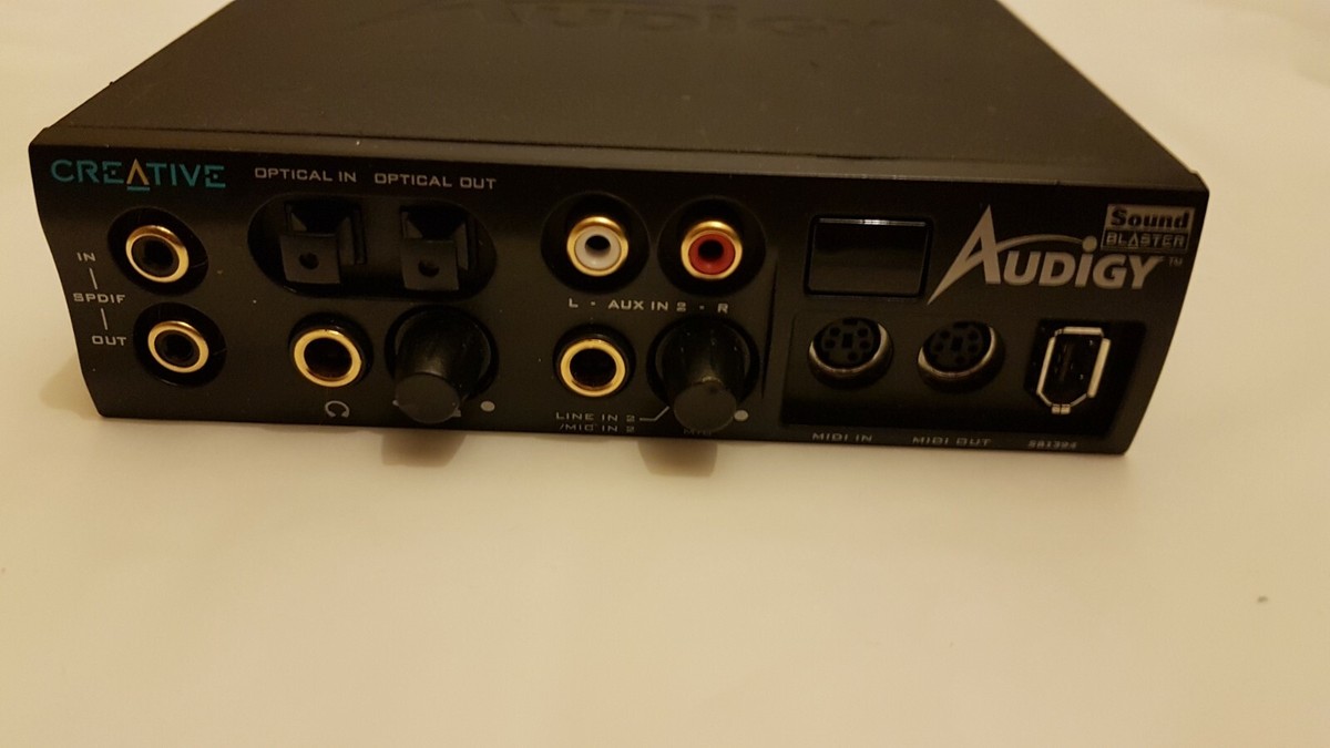 Creative Labs Sound Blaster Audigy SB0110 Analog-to-Digital