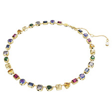 Imber Tennis necklace Mixed cuts, MultiColour...