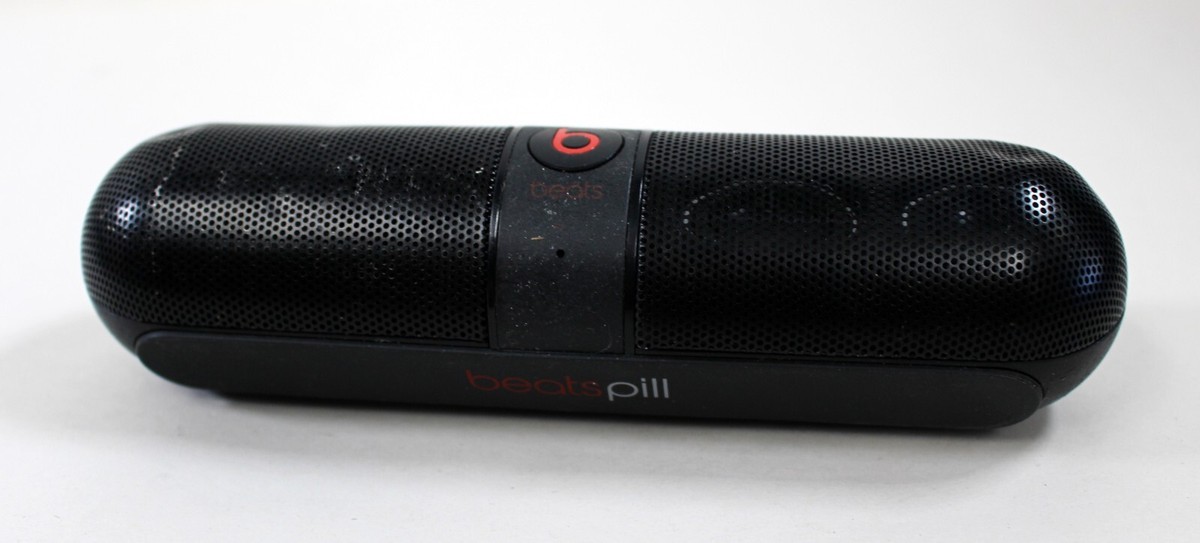 Beats Pill Speaker With Original Charging Cable, AUX cable, and