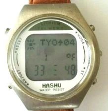 HASHU Old-fashioned design digital wristwatch intriguing multi-function 