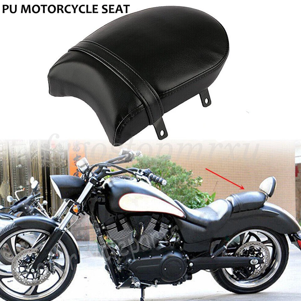 Respaldo trasero asiento negro estriberas pasajero Sissy para Victory High-Ball Vegas Foto 2 de 2