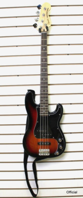 MINT Fender Squier Precession  4-string Electric Bass Tone Sunburst