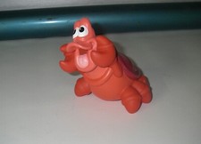 DISNEY STORE THE LITTLE MERMAID SEBASTIAN RUBBER BATH TOY