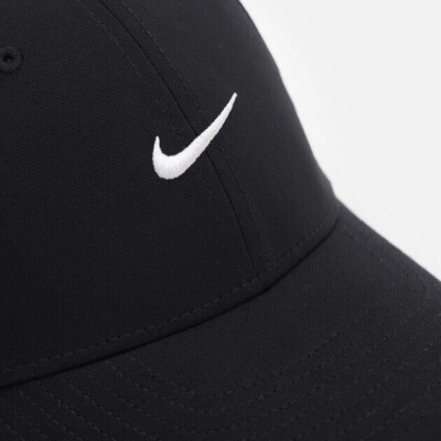 Nike Club Cap Black White Swoosh FV5563-010 Size L/XL Unisex
