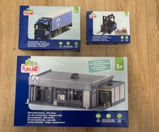 Aldi Klemmbausteine Playland Set Lkw + Shop + Gabelstapler NEU