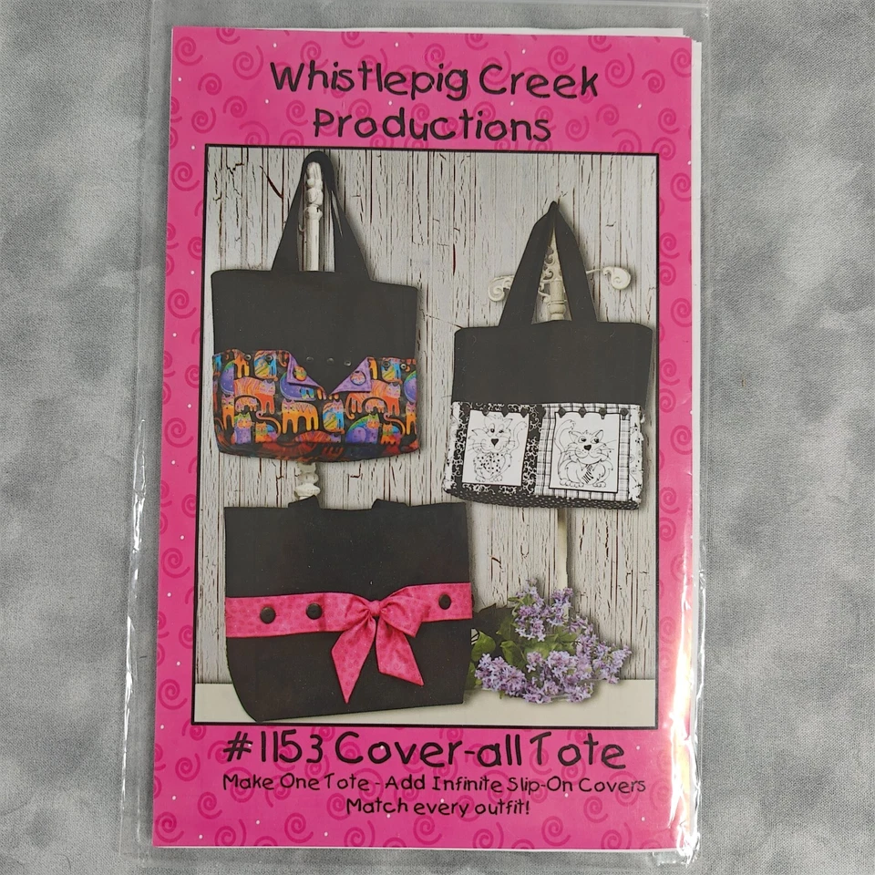 👜 Whistlepig Creek Cover-All Tote Pattern #1153 - Versatile Bag Design - Image 2 of 3