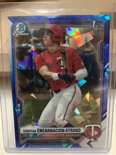 Mint! 2021 Bowman Chrome Draft Sapphire Christian Encarnacion-Strand #BDC-9