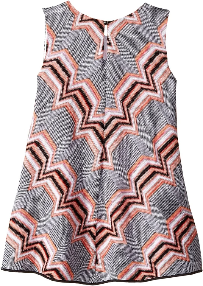 Missoni 241203 Girls Kids Greca Shift Dress Black/Multi Size 12-13 Years/158 cm - Image 2 of 2