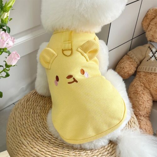 Soft Breathable Cat Vest Elastic Dog Outfits Pet Cloths For Small Medium Dogs - Picture 12 of 12