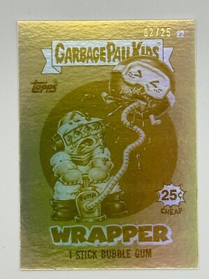 2024 Garbage Pail Kids Game Over Level 5 DIG DOUG Gold Wrapper Card 02/25 SP