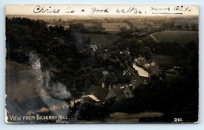 POSTKARTE BILBERRY HILL - BLICK VOM HÜGEL - Cofton Hackett WORCESTERSHIRE 1911