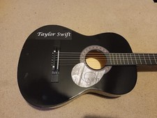 Taylor Swift Signed Autograph Full Sz Acoustic Guitar Midnights Folklore 1989 B
