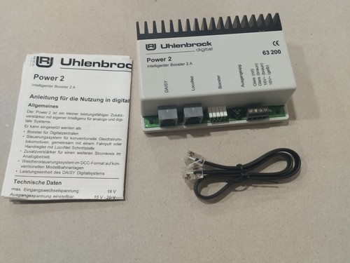 Uhlenbrock 63200 Power 2, Intelligenter Booster 2A, OVP Unbespielt Brandneu - Bild 2 von 3