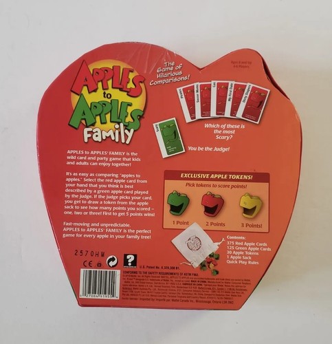 Apples To Apples Family Party Game by Mattel ๐'s to ๐'s - Picture 11 of 11