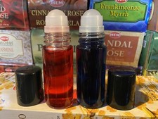 2x 25 Uncut Rich Perfume Body Oil DS-Elixir,Baccarat 540 For Men 2oz.