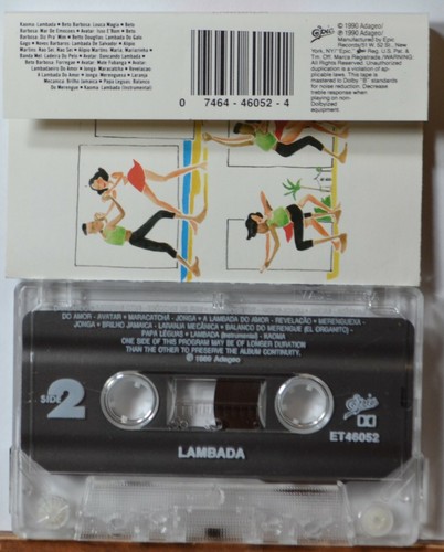 Cassette Lambada TESTED Brazil Brazilian Dance Latin Pop --Extra Tapes Ship Free - Picture 4 of 4