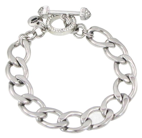 New Juicy Couture Silver Color Watch Bracelet NYC City Apple 