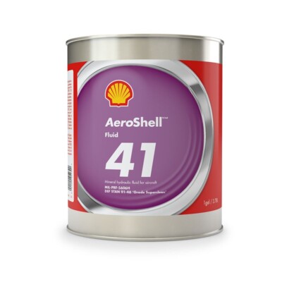 Aeroshell 41 for Aircraft - Mineral Hydraulic Fluid - 1 Gallon - 5606H