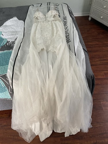 ivory wedding dress size 8 - Picture 8 of 13