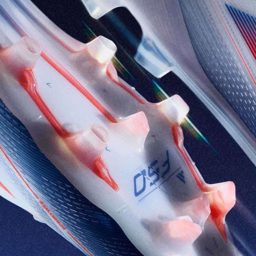 Adidas Soccer Cleats F50 ELITE FG White Red Blue IF8818 US6 Adidas Soccer Cleats F50 ELITE FG White Red Blue IF8818 US6
