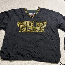 Vintage NFL Pro Line Champion Green Bay Packers Windbreaker Medium Pullover